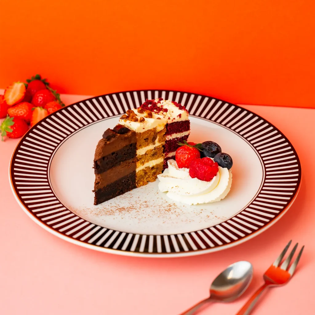 mix taarten cut the cake